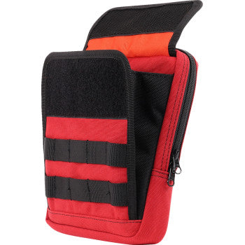 THRASHIN SUPPLY CO. Handlebar Bag Slim - Red THB-0034