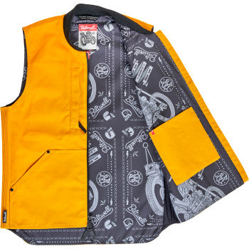 BILTWELL 4 Speed Vest - Gold - Medium 8150-120-003