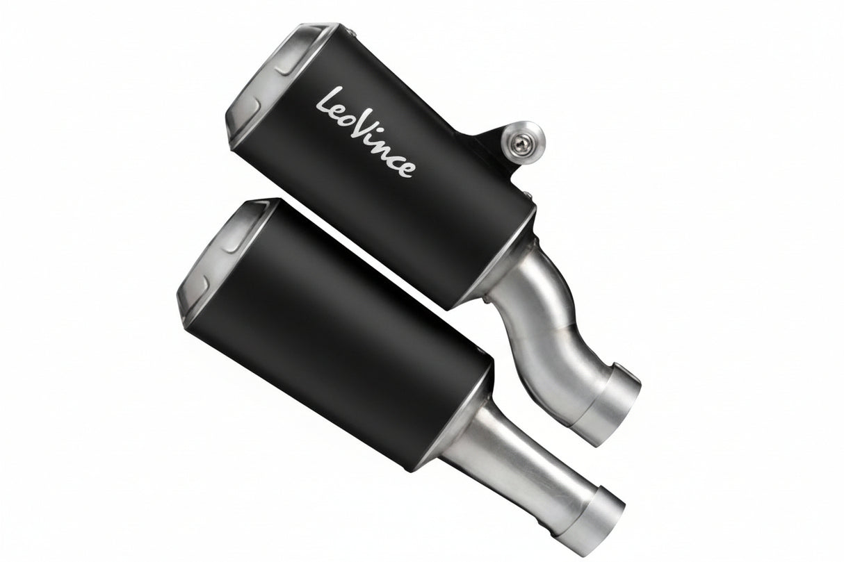 LEOVINCE - LV-10 Black Edition Slip-On Muffler - Triumph Speed Triple 1200 RR/RS/RX 15271B 1811-4920