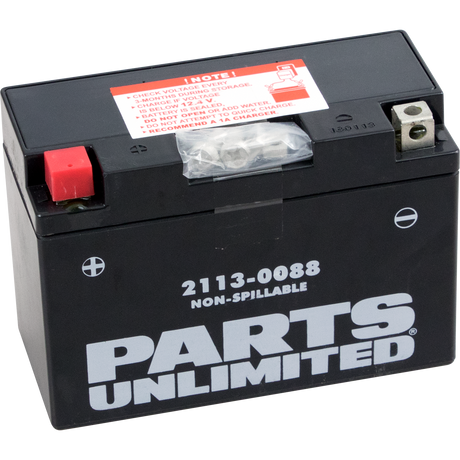 Parts Unlimited Agm Battery - Yt9b-4/Yt9b-Bs Ct9b-4