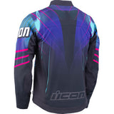 ICON Synthwave Merc3 Lazer Cobra™ Jacket - Black - Large 2820-7782