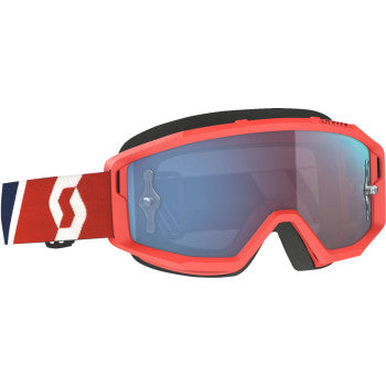 SCOTT Primal Goggle - Red/Blue - Blue Chrome Works Lens 278597-1228349