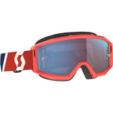 SCOTT Primal Goggle - Red/Blue - Blue Chrome Works Lens 278597-1228349
