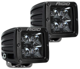 Rigid Industries D-Series Midnight Edition - Spot - Set of 2 202213BLK