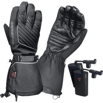GERBING HEATED CLOTHING Women's 7 V Atlas Ultra-Flex Battery Heated Gloves - Black - XS GER-AFGV-7V-W-XS