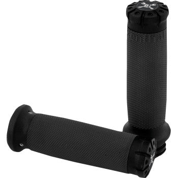 BURLY BRAND Foot Peg Set Burly Hawk Universal Billet Textured Black B13-1123TB