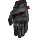 THRASHIN SUPPLY CO. Stealth Leather Palm Flame Gloves - Gray - 2XL SV1-22-12