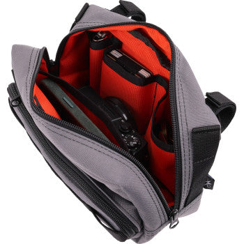 THRASHIN SUPPLY CO. Handlebar Bag Plus - Gray THB-0018