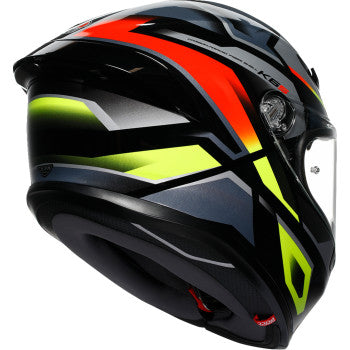 AGV K6 S Helmet - Erazer - Black/Red/Yellow Fluo - Small 2118395002-026-S
