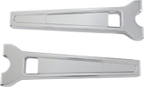 LA CHOPPERS Risers - Straight - 10" x 1-1/4" - Chrome LA-7480-10C