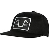 American Biker Handlebar Society Flexfit® Flatbrim Hat - Black - Small/Medium ABBHANDLEBAR05H12BKS