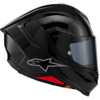 ALPINESTARS Supertech R7 Helmet - 22.06 - Solid - Gloss Black - Large   8202126-1180-L