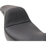 SLYFOX Slyfox Seat - Black Logo - Black Vinyl w/ Slipstop - Carbon Fiber - Dyna  4683A-slyfox