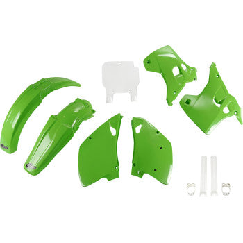 UFO Body Kit - OEM Green/White - Kawasaki - KX '93 KAKIT194F@999