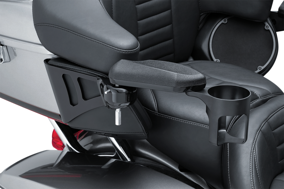KURYAKYN Passenger Armrests - Black - FLH '14+ 8700