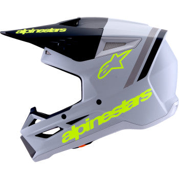 ALPINESTARS SM3 Helmet - Radium - Matte Gray/Black/Yellow Fluo - Large 8300826-9510-L