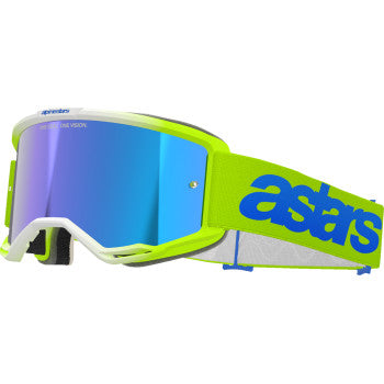ALPINESTARS GOGGLES Goggle Vision 5 Blaze Ylw/Bl Mirror-Blue 5102125-5007