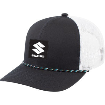 FACTORY EFFEX Hat Suzuki Explorer Braided Snapback Navy/White 29-86406
