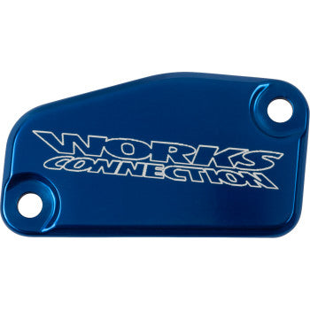 WORKS CONNECTION Front Brake Cap - Blue - KTM/Husqvarna/Gas Gas 21-080