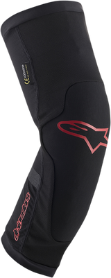 ALPINESTARS Paragon Plus Knee Guards - Black/Red - Large 1652419-13-LG