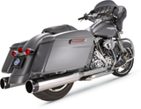 S&S CYCLE Mufflers - Chrome - Black Thruster NOW HAVE ALL BLK END CAPS 550-0664