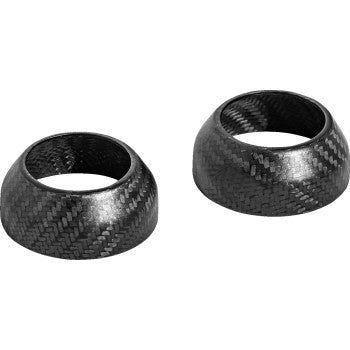 SADDLEMEN Fork Cover - 39 mm - Matte CF-8-0006M