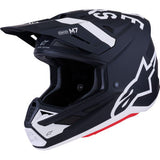 ALPINESTARS SM7 Helmet - Dasher - Matte Black/White - Medium 8302226-1121-M