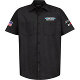 THROTTLE THREADS Drag Specialties House 25 Shirt - Black - Large DRG32ST24BKLR