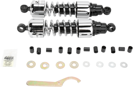PROGRESSIVE SUSPENSION Shocks - 412 Cruiser Series - Chrome - 13" - Standard/Heavy Duty 412-4210C