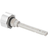 FIGURATI DESIGNS Transmission Oil Dipstick - Magnetic - Curved - Silver - Twin Cam  FD01-MAGTD-SM-SS