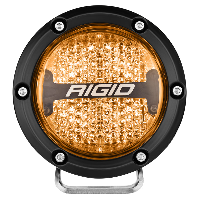 Rigid Industries 360-Series 4in LED Off-Road Diffused Beam - RGBW Backlight (Pair) 36400