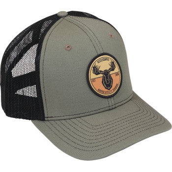 MOOSE RACING MUD Badge Hat - Olive/Black C2402770