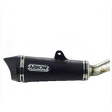 Arrow Hondacb125f'15/16 Homol.X-Kone Nichrom Silencer Carbon End Cap+Steel Link Pipe For Arrow Collector And Link Pipe 51514xkn