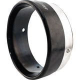 KHROME WERKS Exhaust End Cap - Billet Cut Tip - Carbon - 4-1/2" 200881p