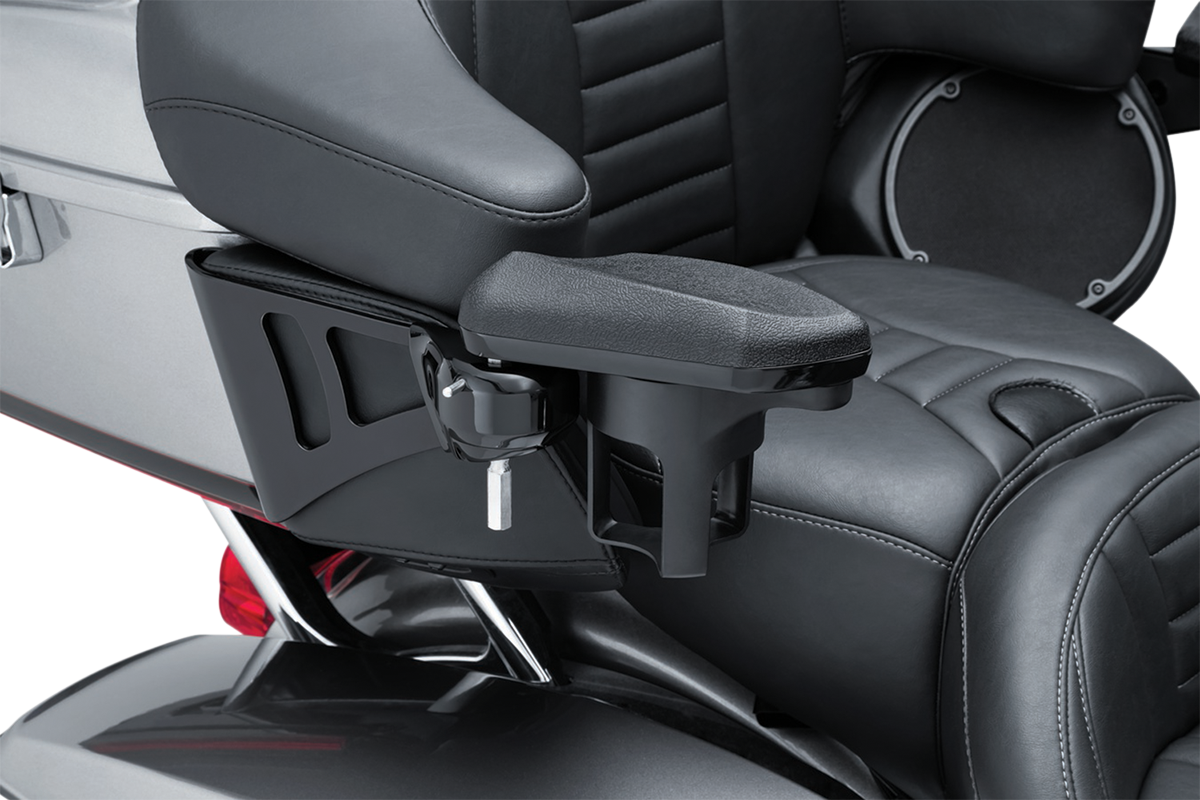 KURYAKYN Passenger Armrests - Black - FLH '14+ 8700