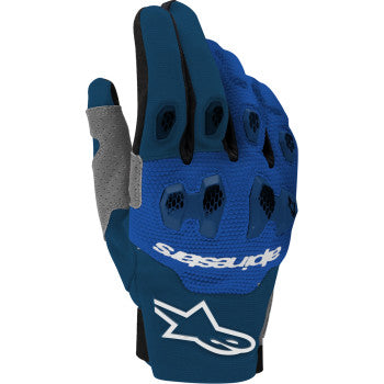 ALPINESTARS Pro-Dura Gloves - Navy/Bright Blue/White - Medium 3560425-7174-M