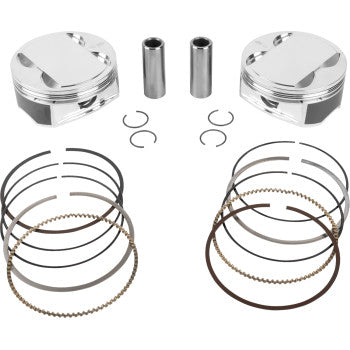 JE PISTONS Piston Kit - 4.260" Bore - 4.500" Stroke - 12.0:1 CR - 114" M8 399163