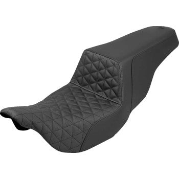 SADDLEMEN Step-Up Seat - Tri-Gripper - Black - FLH/FLT '08-'24 808-07B-179