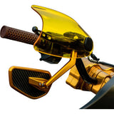 KLOCK WERKS Flare® Handguards - Harley-Davidson Hydraulic Clutch - Yellow KWS-01-0131-HC