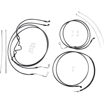 MAGNUM SHIELDING Black Pearl™ Designer Handlebar Installation Kit - 10" - '17-'20 FLHR 487925