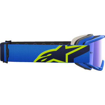 ALPINESTARS GOGGLES Goggle Vision 5 Corp Blue/Ylw Mirror-Blue 5101825-7288