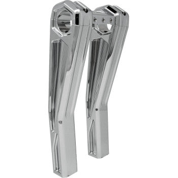 KODLIN USA Ascent Pro Risers - Pullback - 10" - Chrome KUS55134