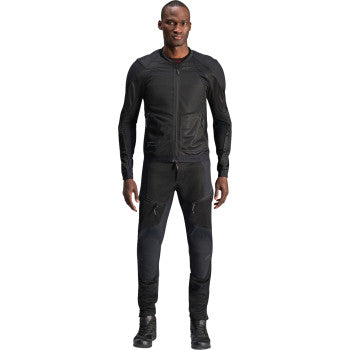 ALPINESTARS Troop-Air Jacket - Black/Black - Large 3301225-1100-L