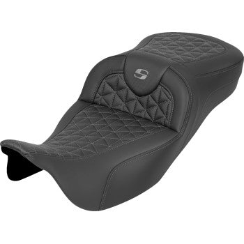 SADDLEMEN Seat Roadsofa Tri Gripper Ext Rch Grey Stitch 808-07B-21102