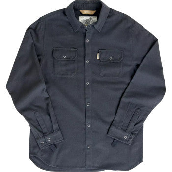BILTWELL HI Test Flannel Shirt - Black - Medium 8128-124-003