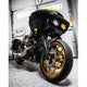 CUSTOM DYNAMICS LED Turn Signals - Black -Yellow Lens - Road Glide SD-RG-FT-YB