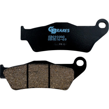 GBRAKES Brake Pads Semi-Metallic  GB0516-69