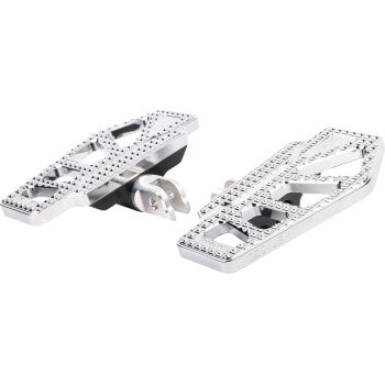 THRASHIN SUPPLY Apex Mini Floorboards - Front - Chrome . TSC-2217-3-SF