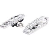 THRASHIN SUPPLY Apex Mini Floorboards - Front - Chrome . TSC-2217-3-SF