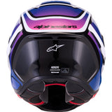 ALPINESTARS Helmet S-R7 Zeal Bk/Bl/Pk Fl/Wh Gloss Ece06/Dot L 8202826-1636-L